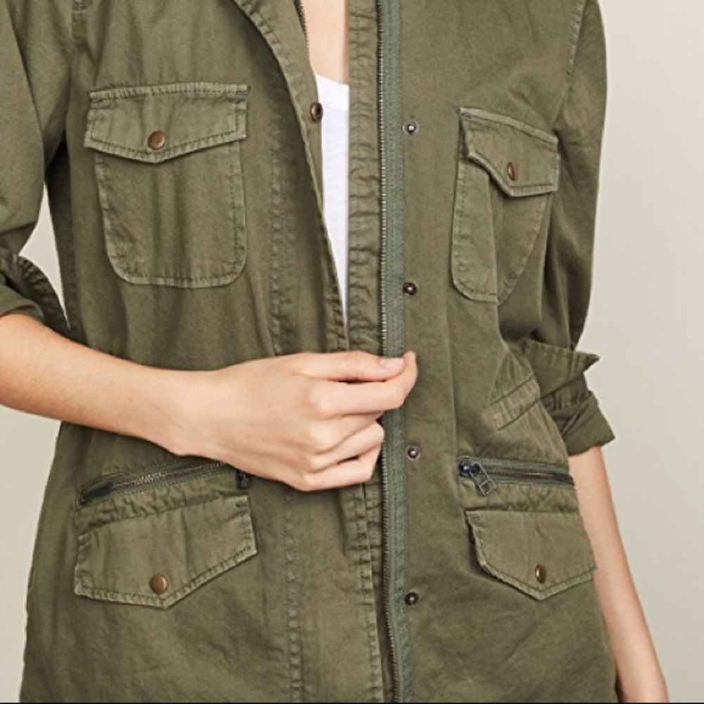 Velvet by Graham & Spencer Green Army Jacket